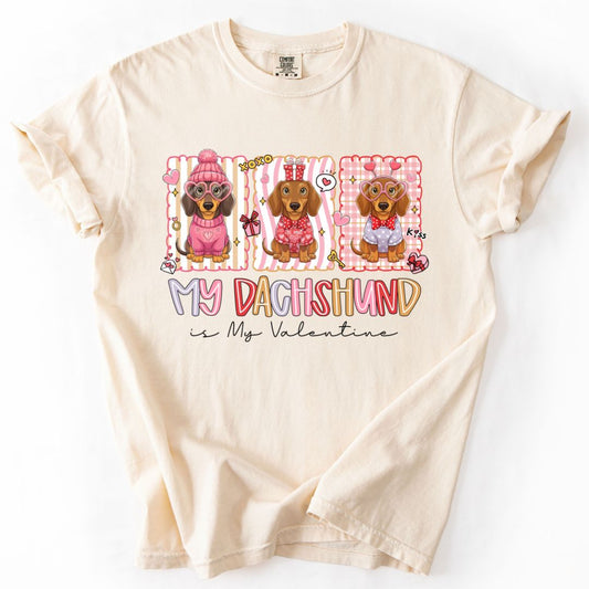 Valentine Dachshund T-shirt