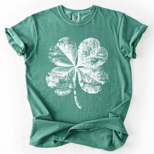 Classic Distressed Shamrock St. Patrick’s Day Shirt