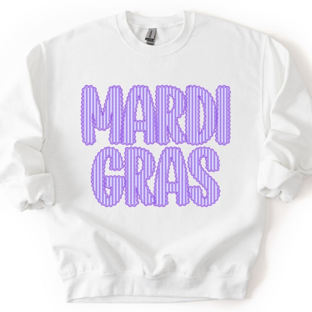 Mardi Gras Purple Stripe T-shirt