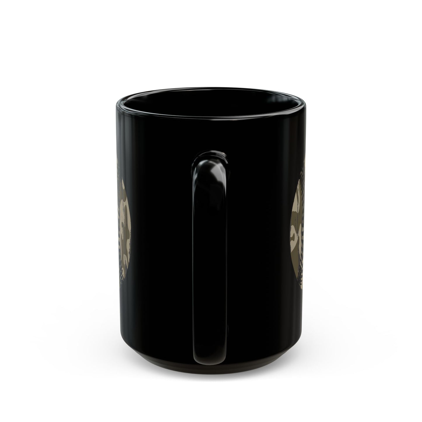 Camo Baseball Black Mug (11oz, 15oz)