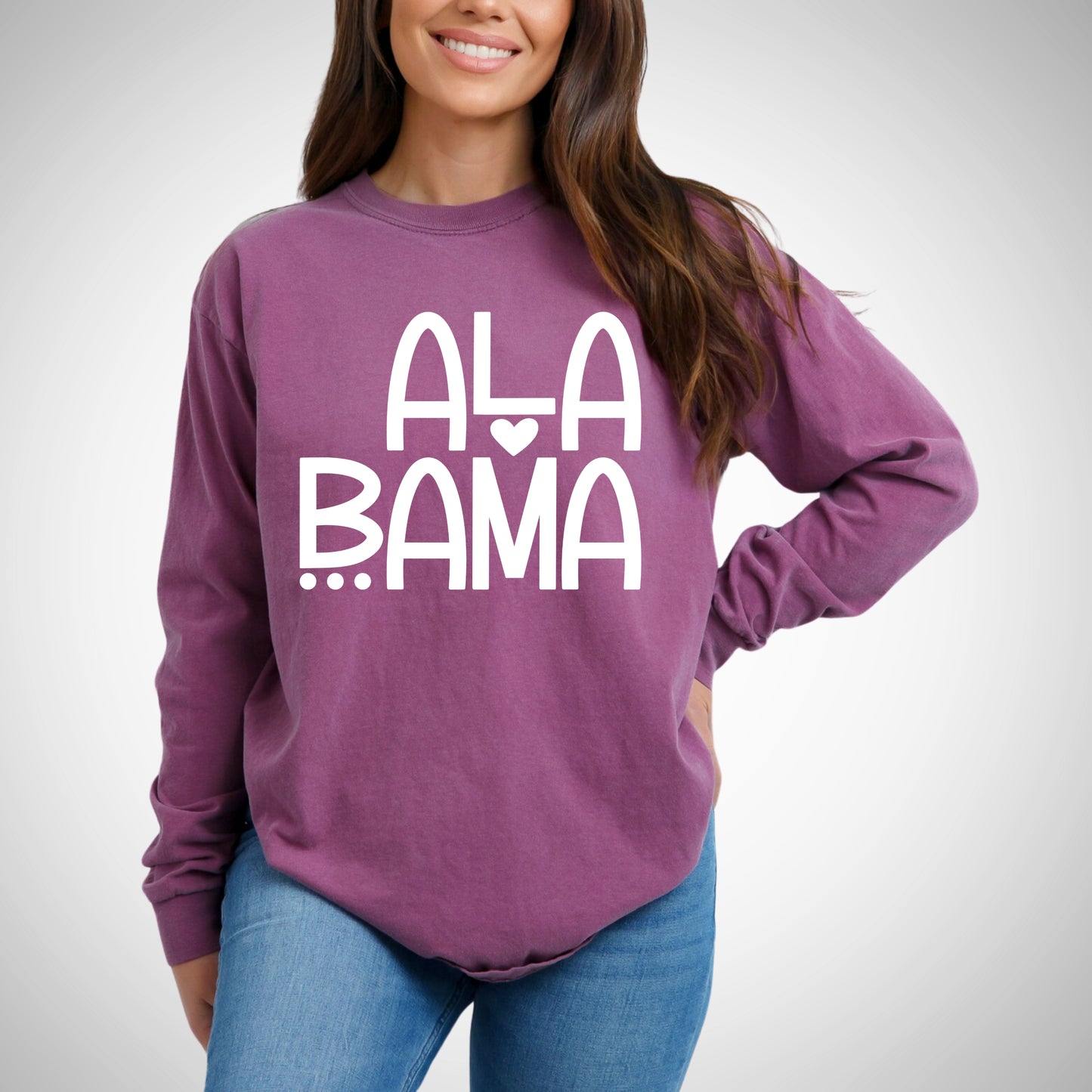 Alabama Comfort Colors Long Sleeve T-shirt