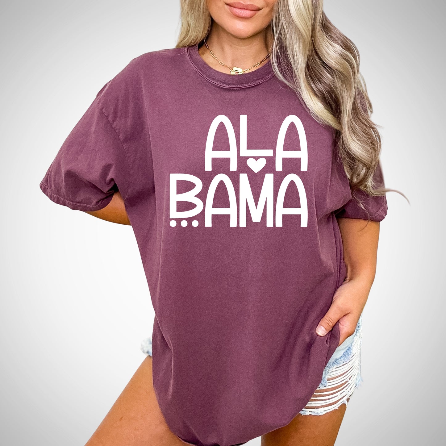 Alabama Comfort Colors Short Sleeve T-shirt