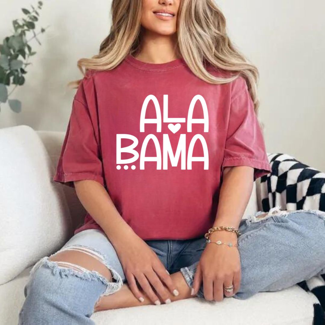 Alabama Comfort Colors Short Sleeve T-shirt