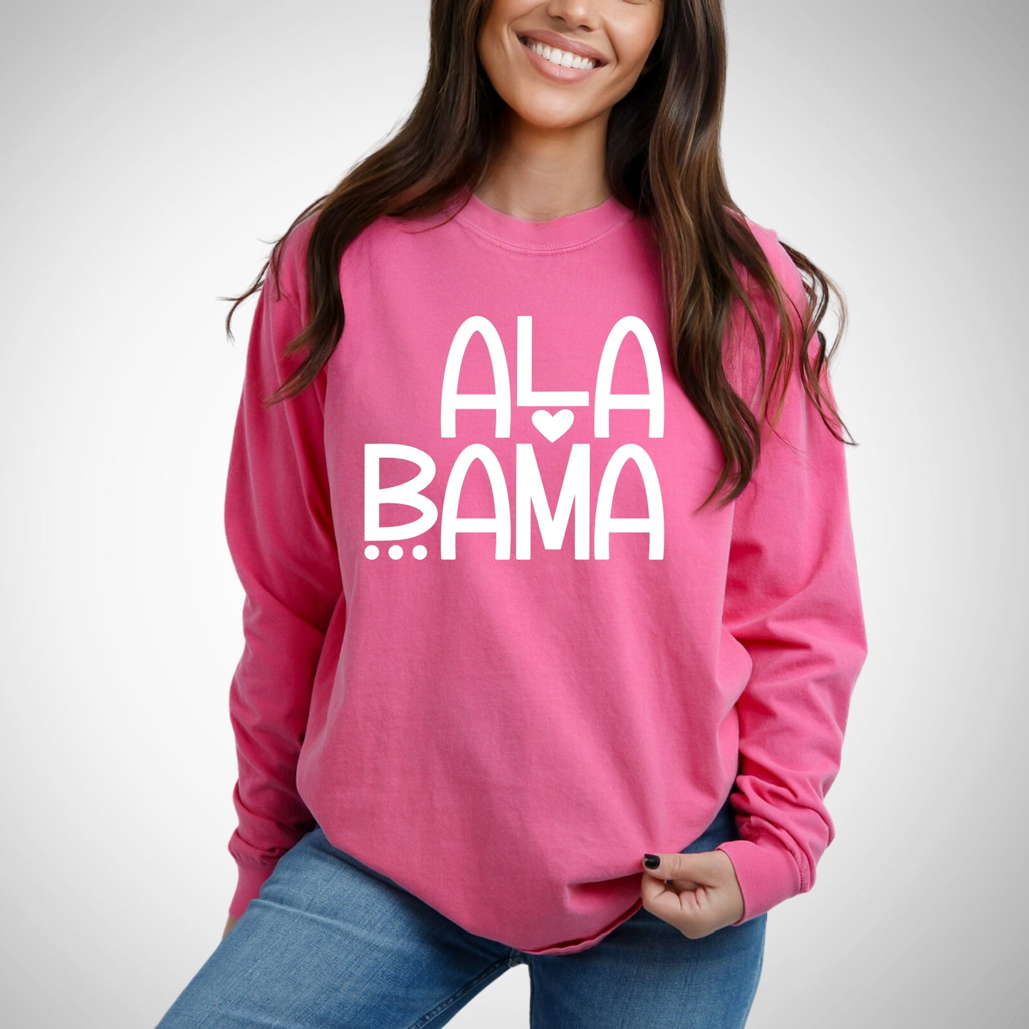 Alabama Comfort Colors Long Sleeve T-shirt
