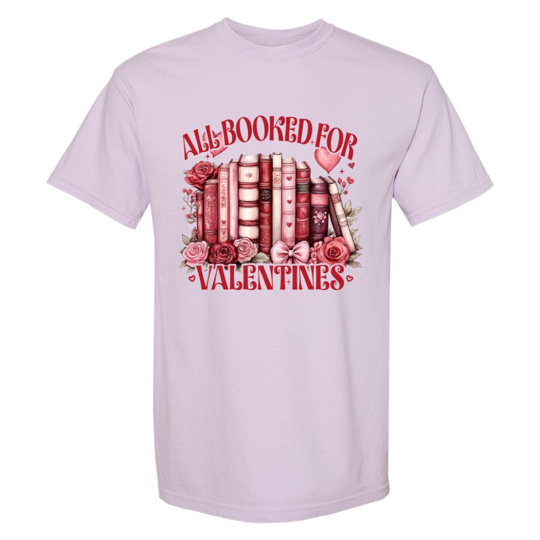 All Booked for Valentines T-shirt