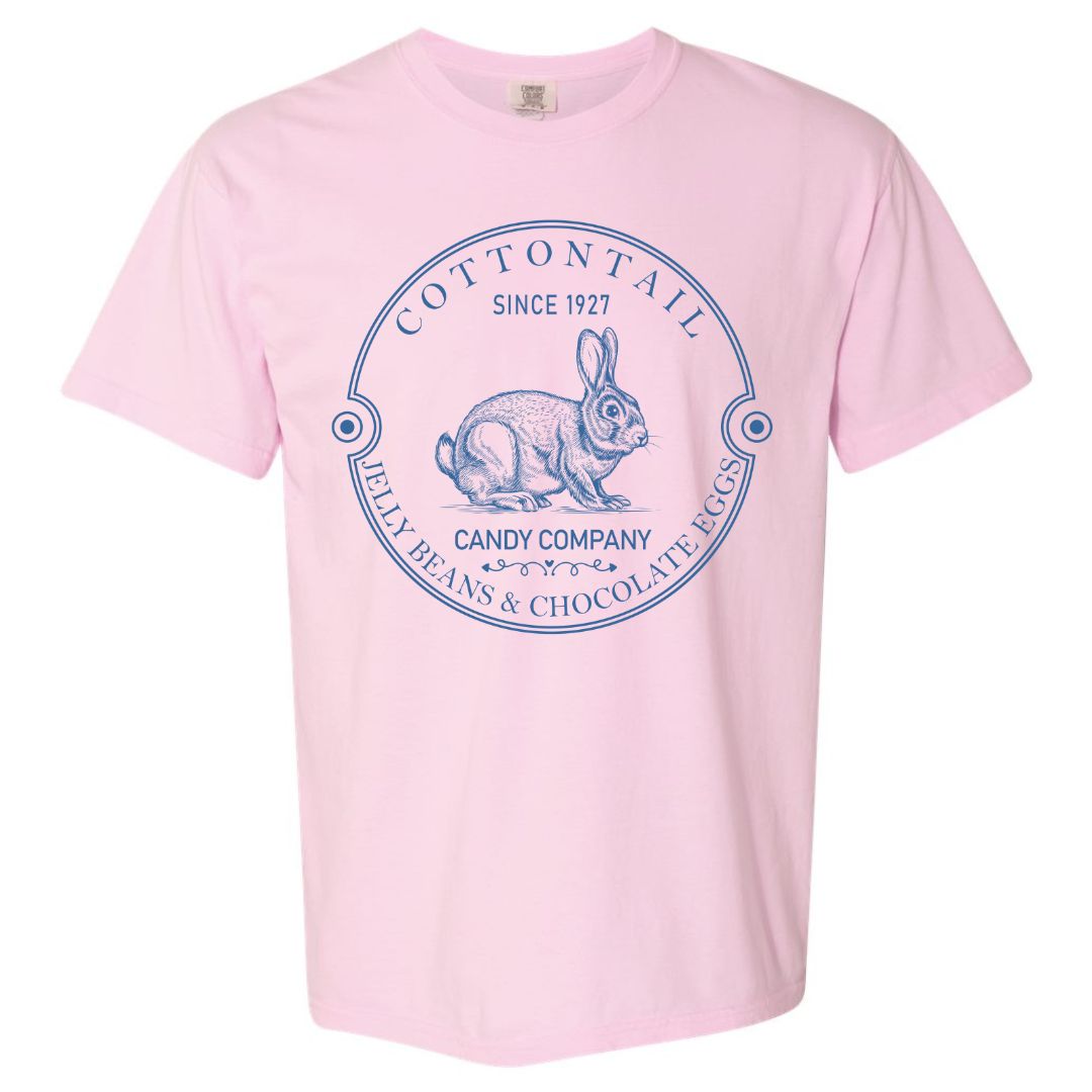 Blue Cottontail Bunny T-shirt