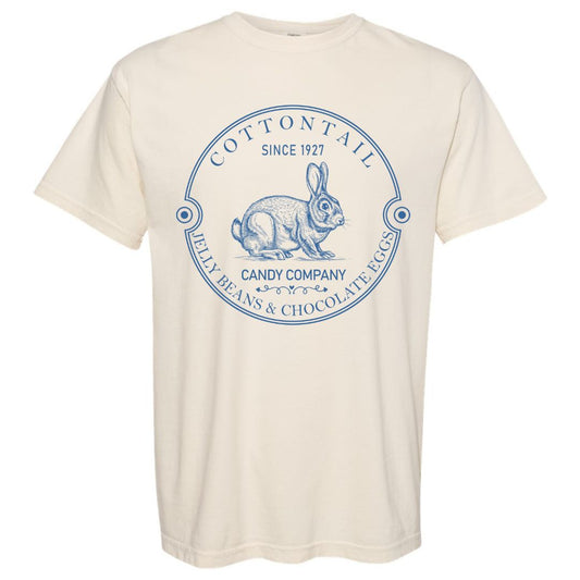 Blue Cottontail Bunny T-shirt