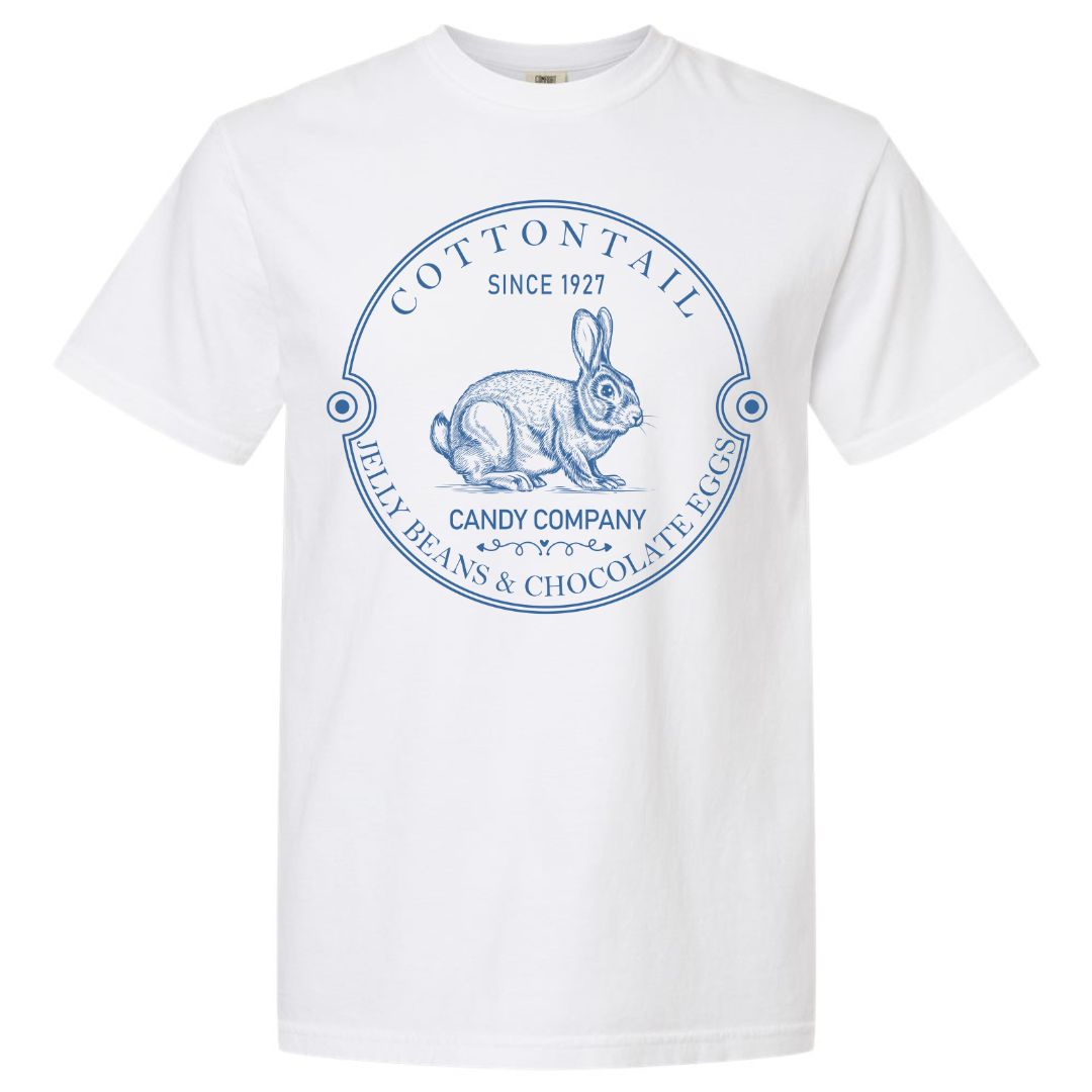 Blue Cottontail Bunny T-shirt