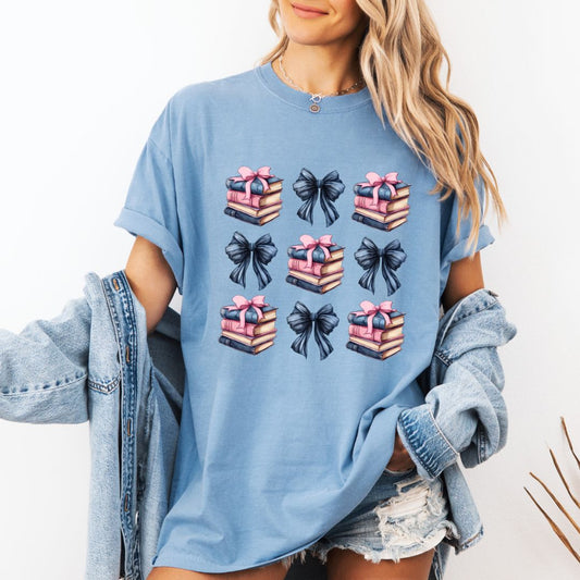 Books & Bows Coquette T-shirt