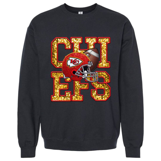 Chiefs Faux Sequins Sweatshirt