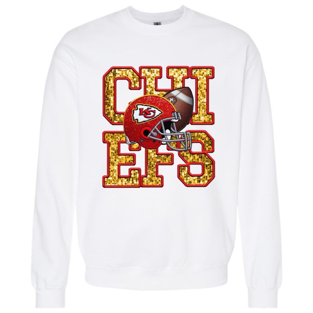 Chiefs Faux Sequins Sweatshirt