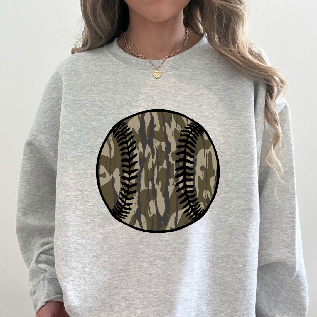 Camo Baseball Sweatshirt