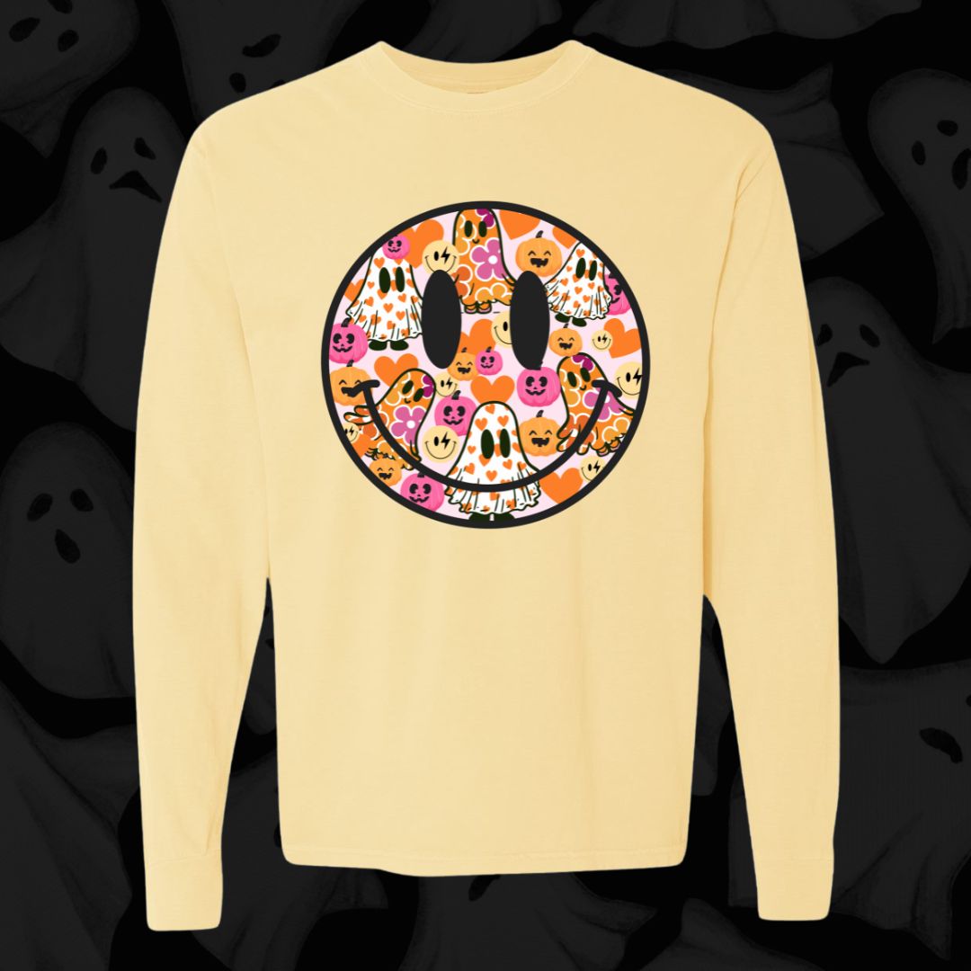 Colorful Ghost Smiley