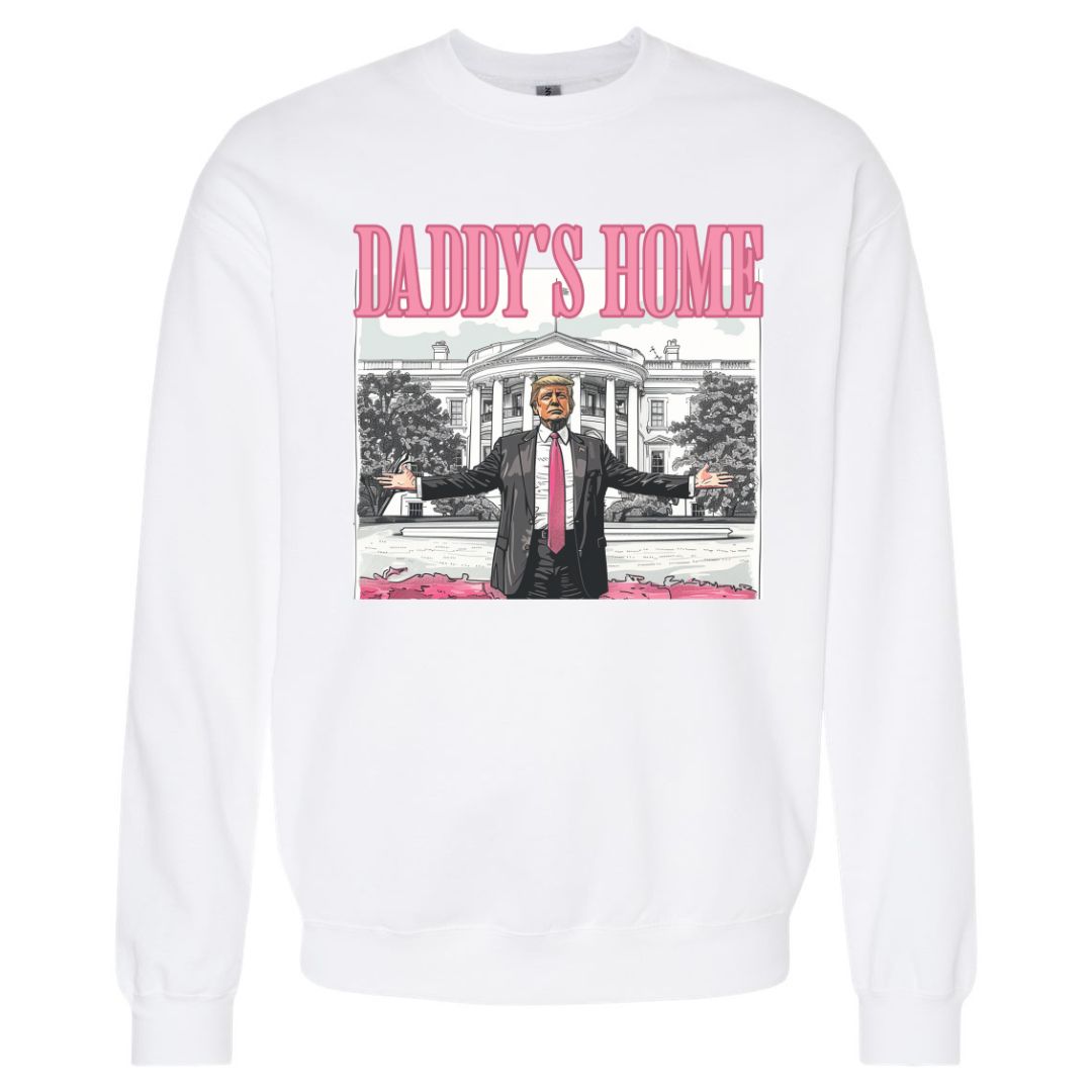 Daddy's Home Sweatshirt (Gildan Soft Style)