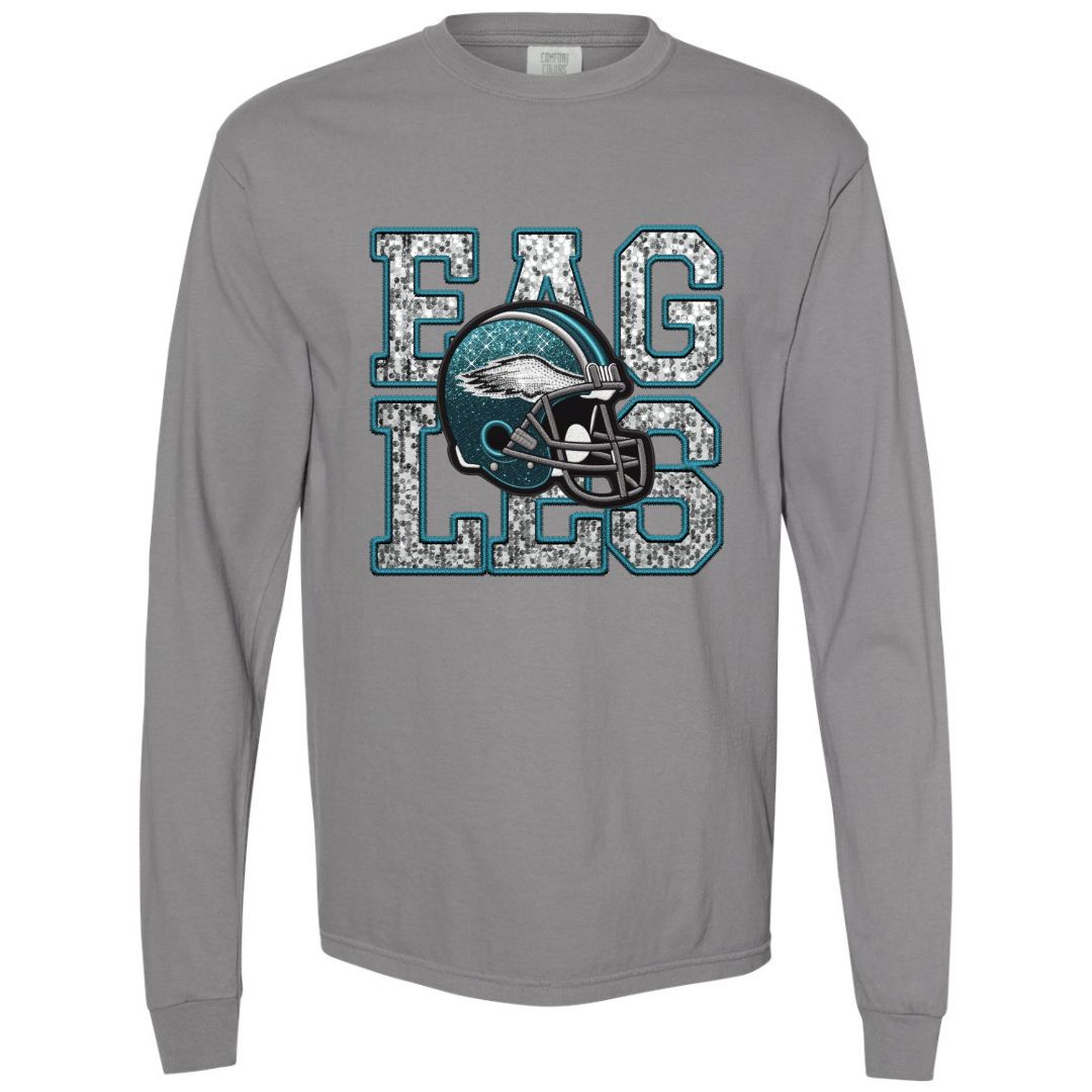 Eagles Faux Sequins T-shirt