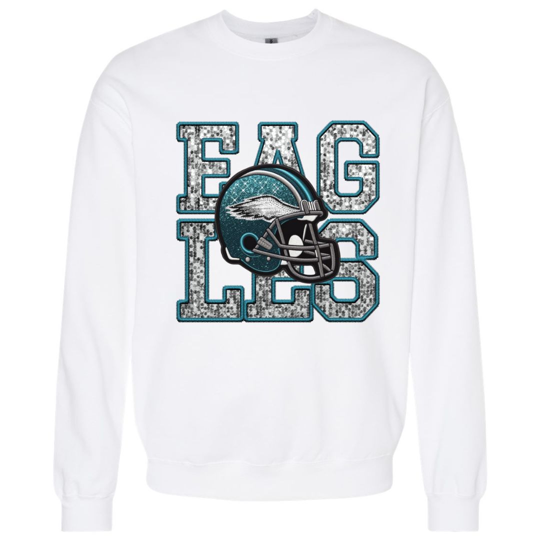 Eagles Faux Sequins Sweatshirt