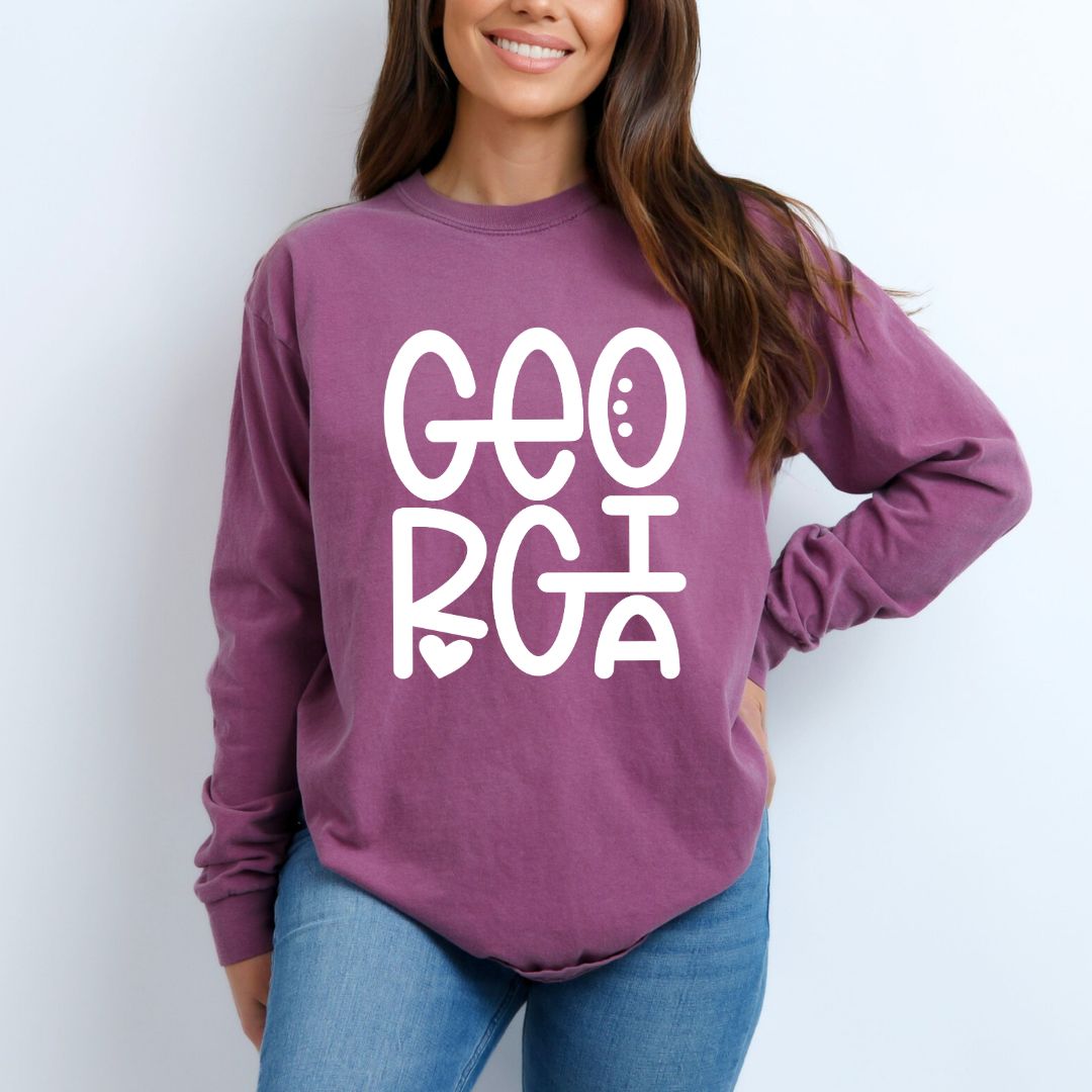 Georgia Comfort Colors Long Sleeve T-shirt