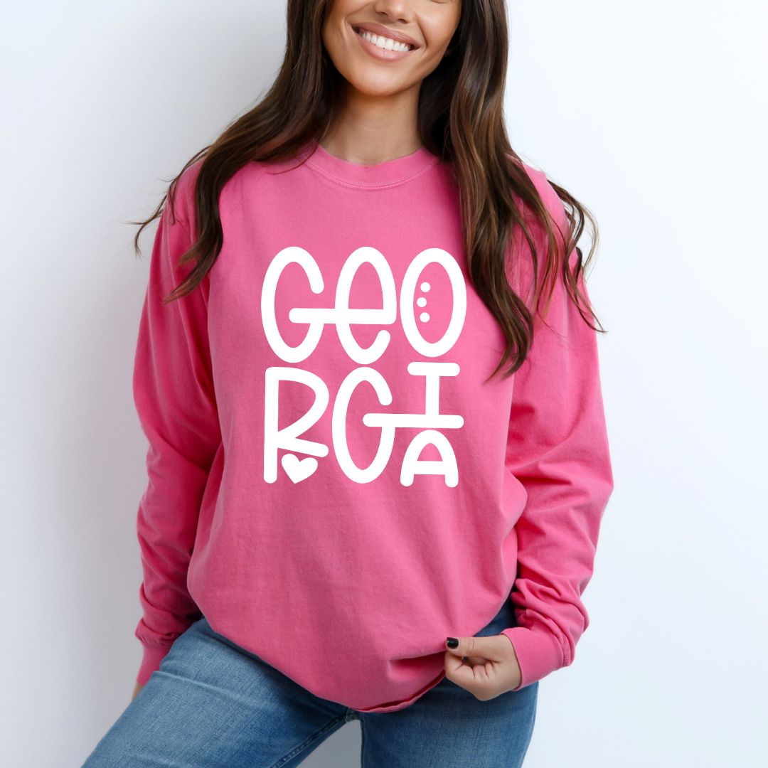 Georgia Comfort Colors Long Sleeve T-shirt