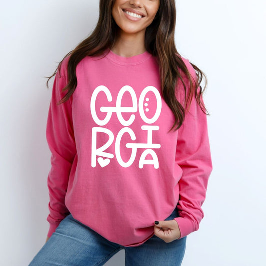 Georgia Comfort Colors Long Sleeve T-shirt
