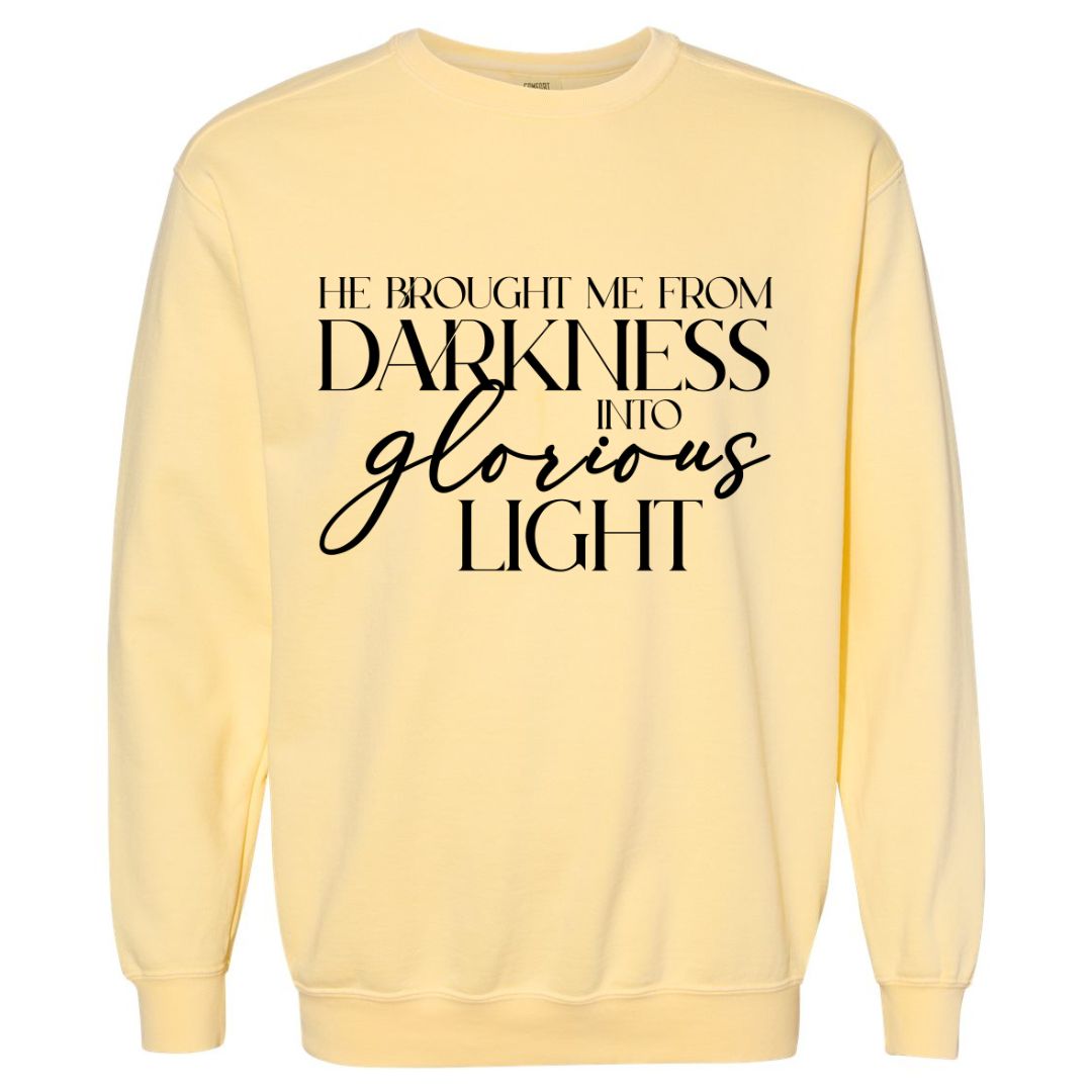 Glorious Light Comfort Colors Sweatshirt