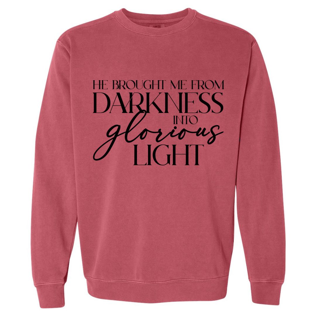 Glorious Light Comfort Colors Sweatshirt