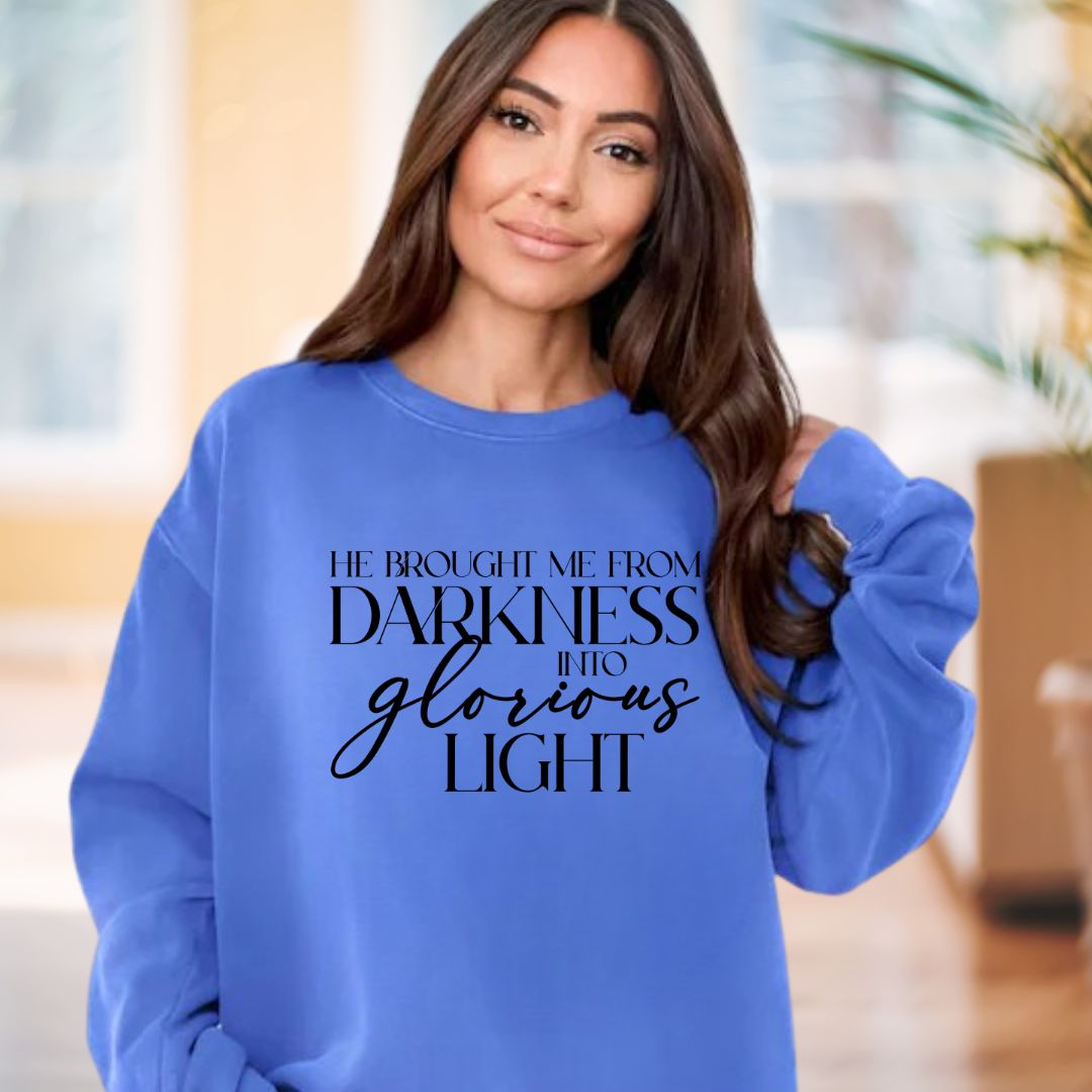 Glorious Light Comfort Colors Sweatshirt