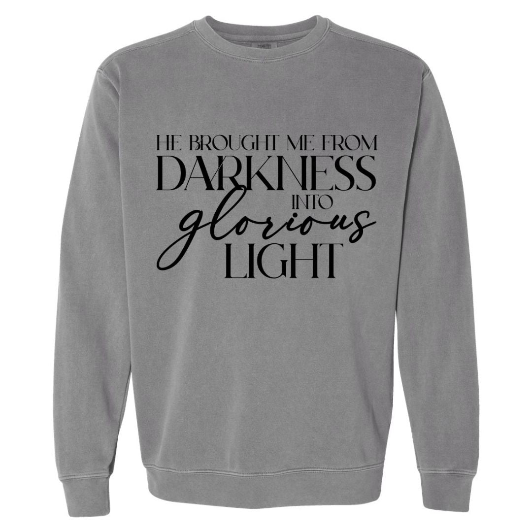 Glorious Light Comfort Colors Sweatshirt