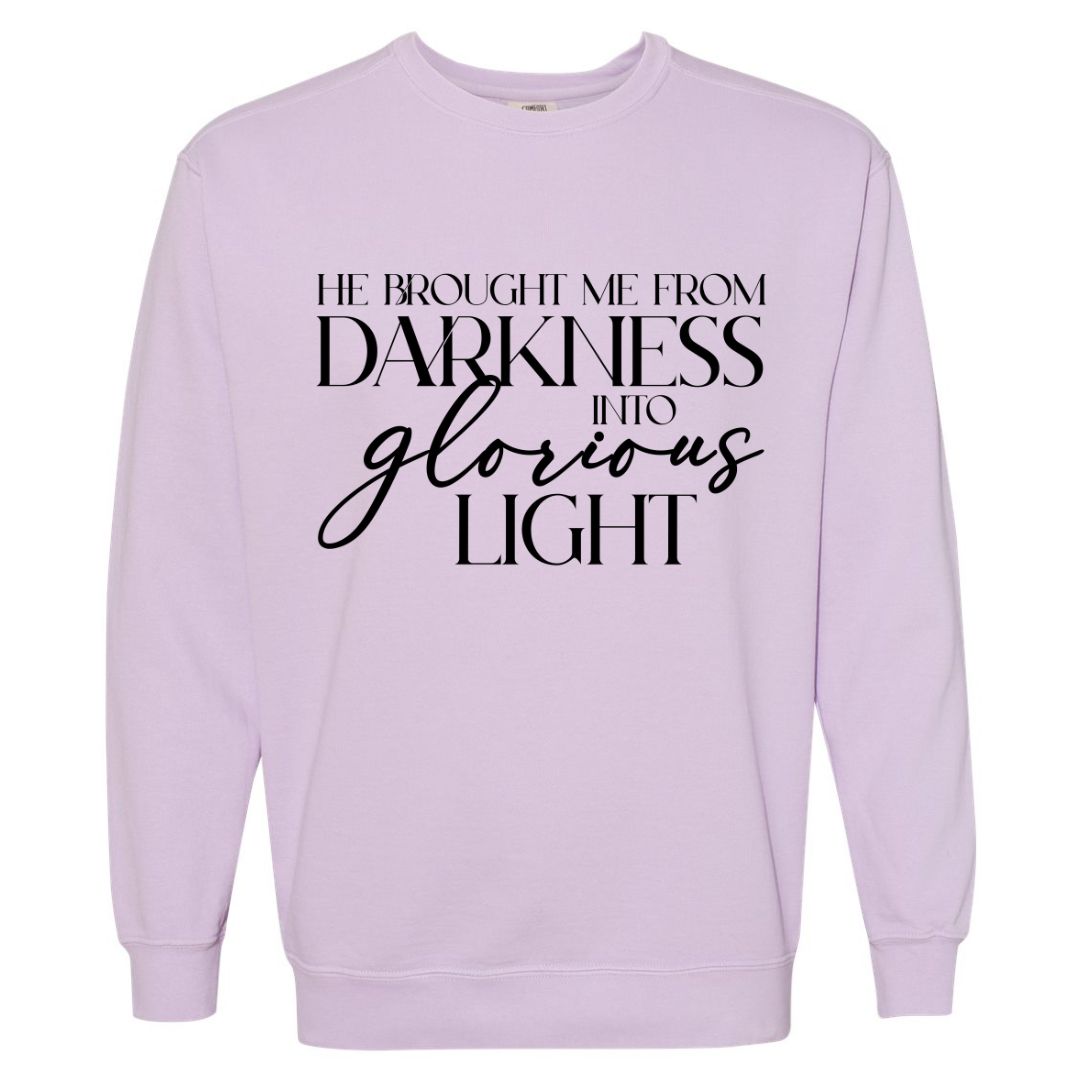 Glorious Light Comfort Colors Sweatshirt