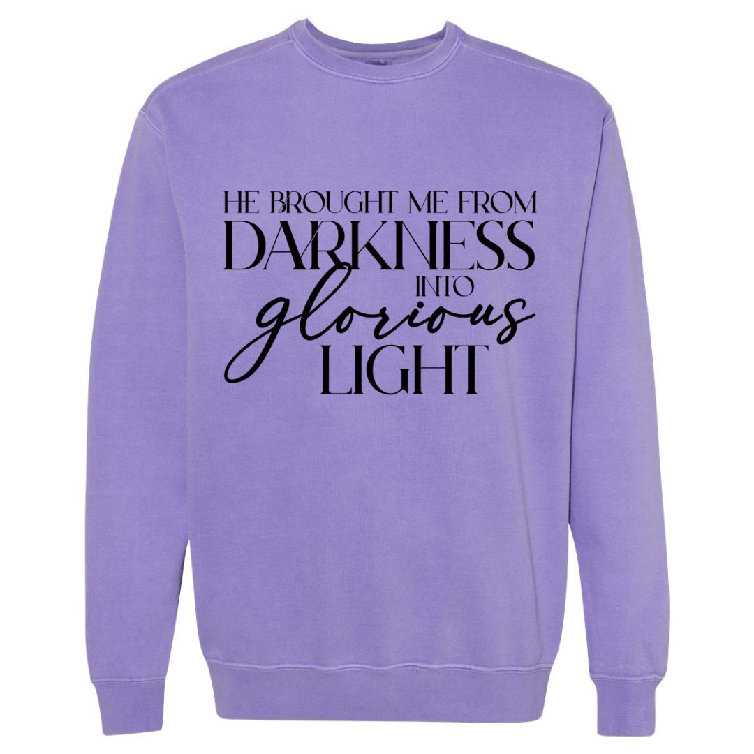 Glorious Light Comfort Colors Sweatshirt