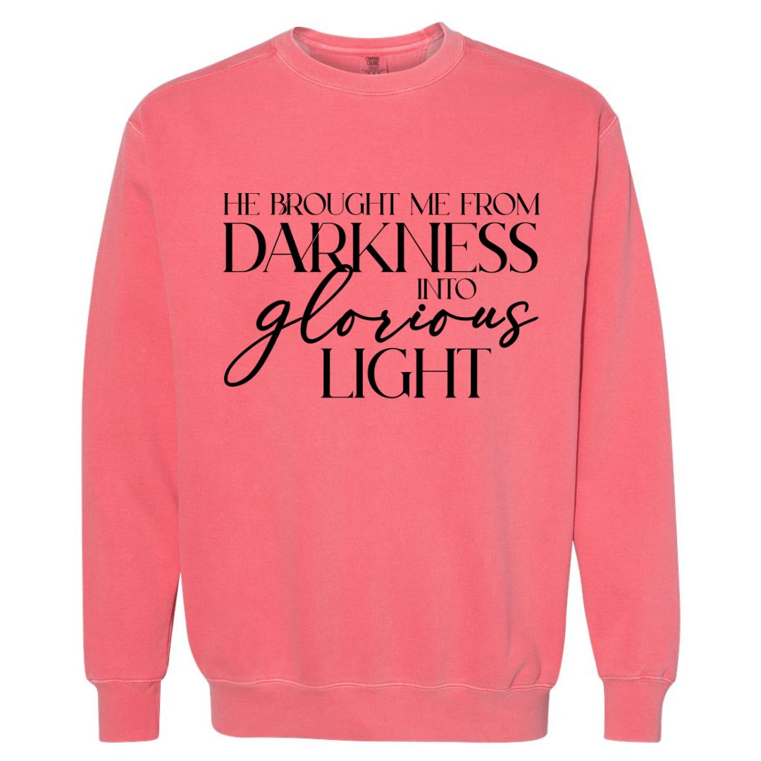 Glorious Light Comfort Colors Sweatshirt