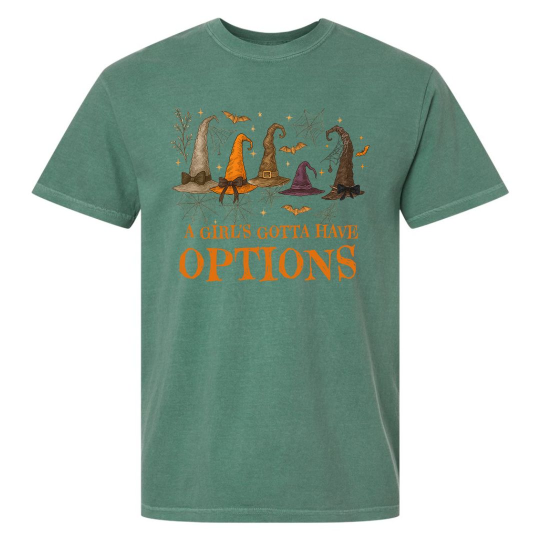 Gotta Have Options (Hats) T-shirt