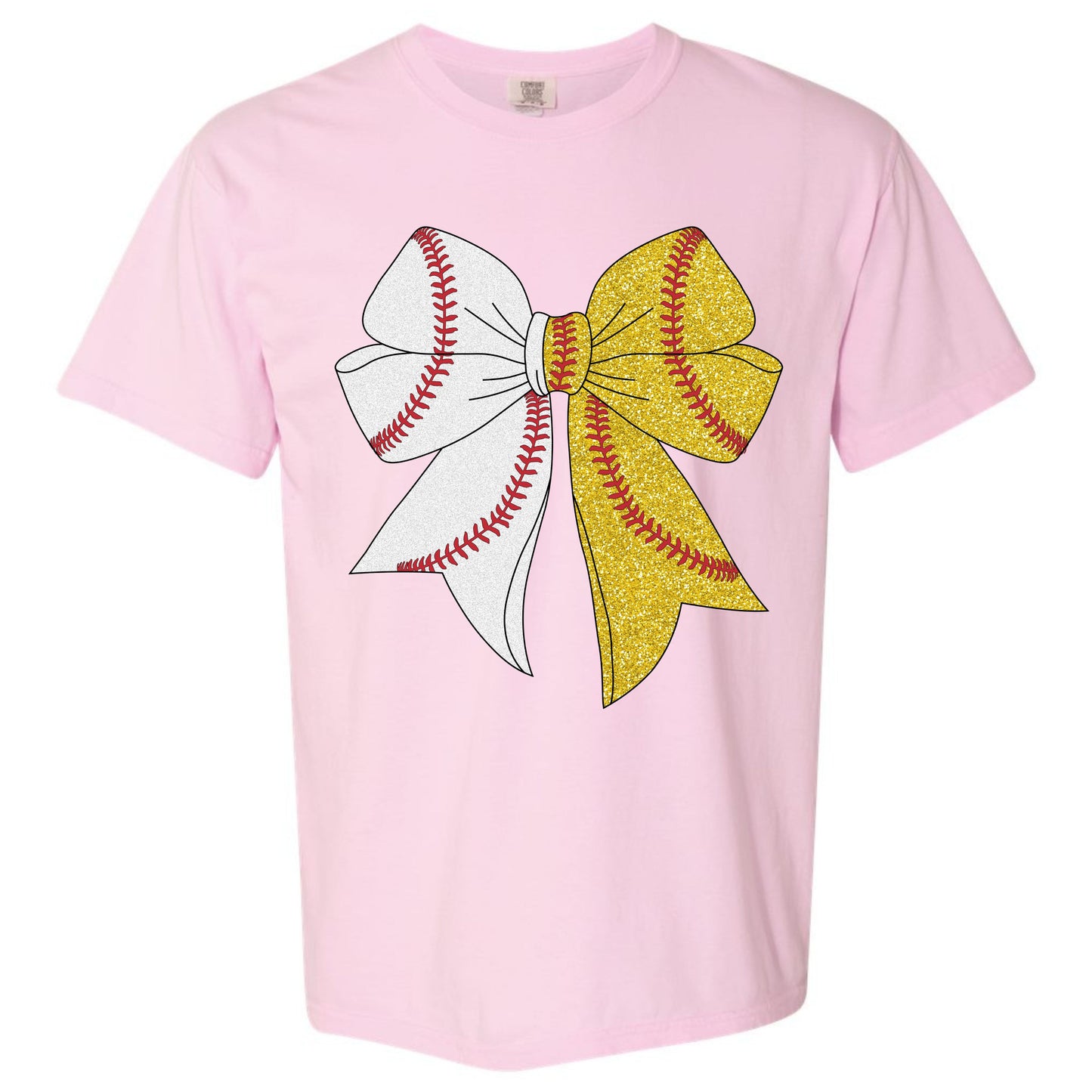 Baseball/Softball Coquette Bow T-shirt
