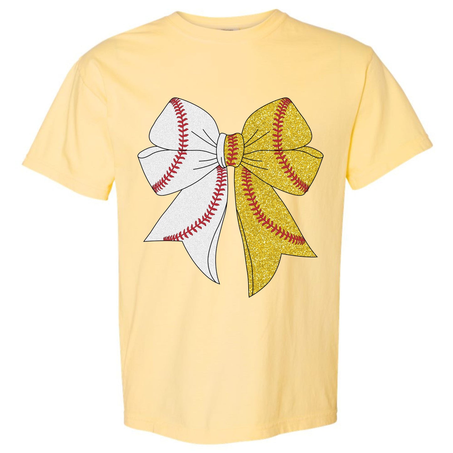 Baseball/Softball Coquette Bow T-shirt