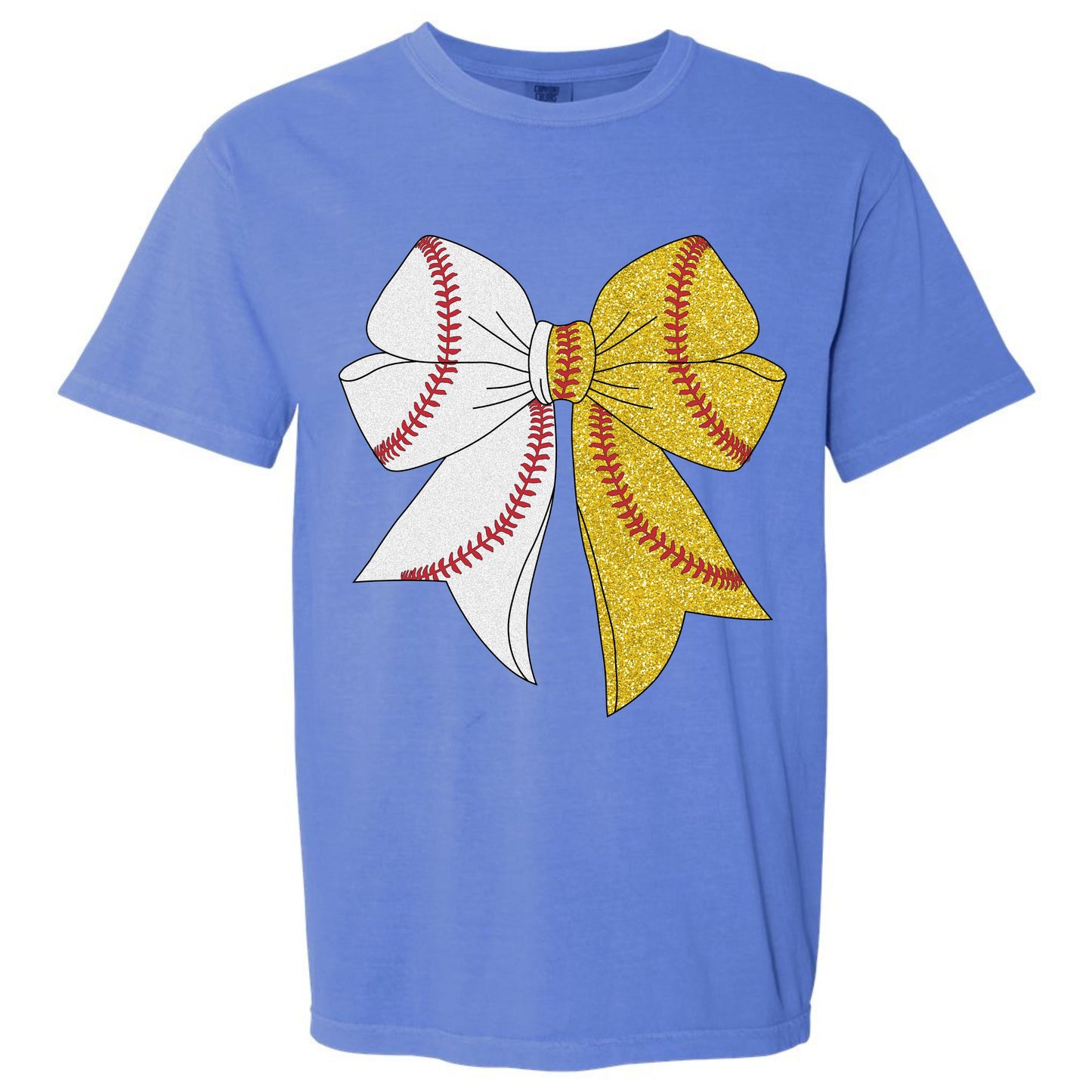 Baseball/Softball Coquette Bow T-shirt