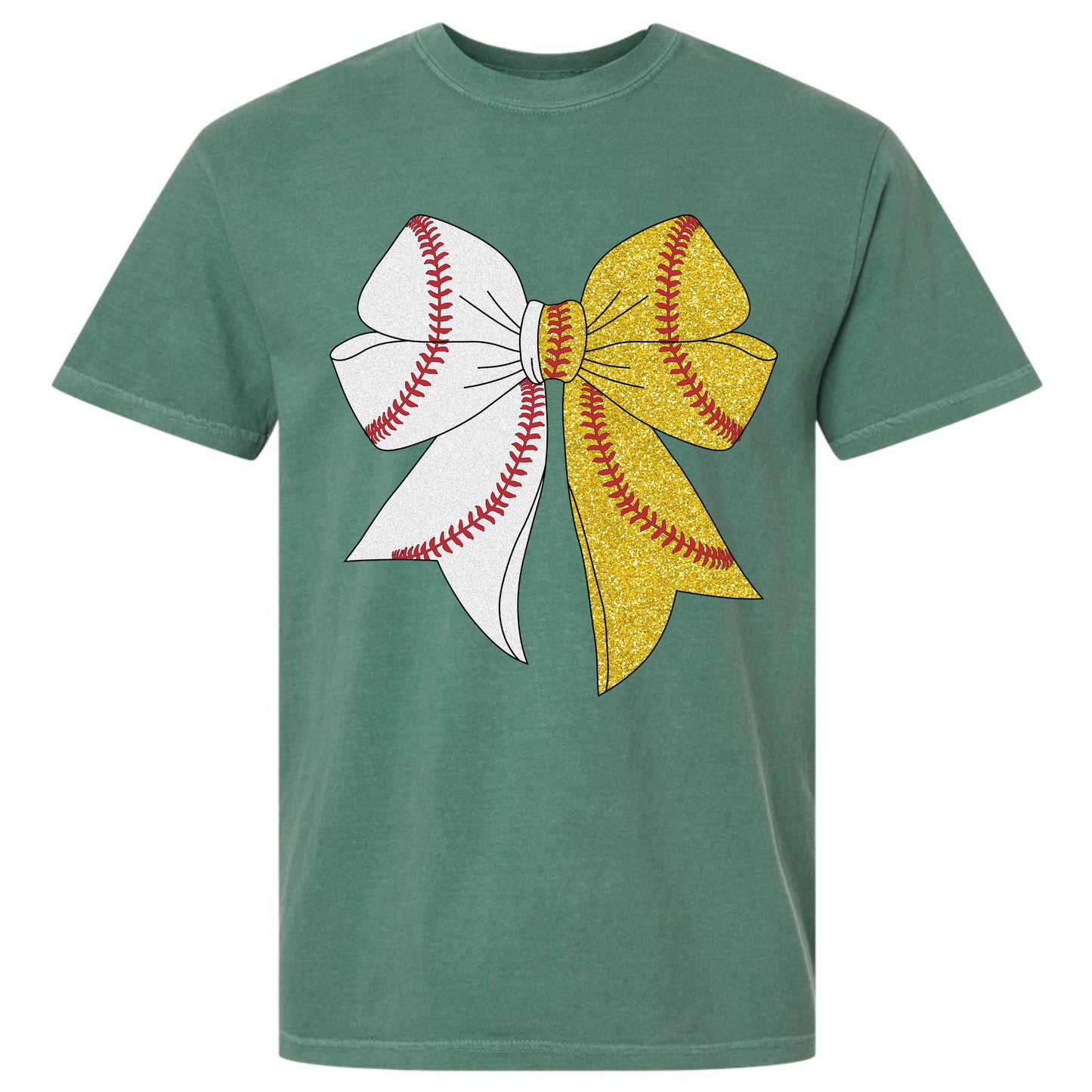 Baseball/Softball Coquette Bow T-shirt