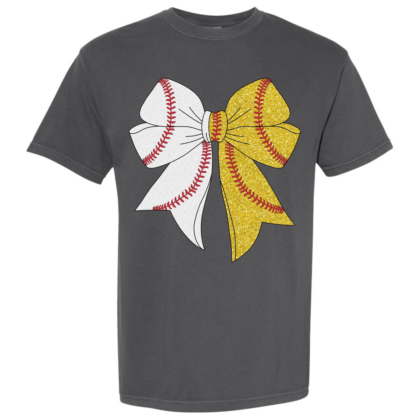 Baseball/Softball Coquette Bow T-shirt