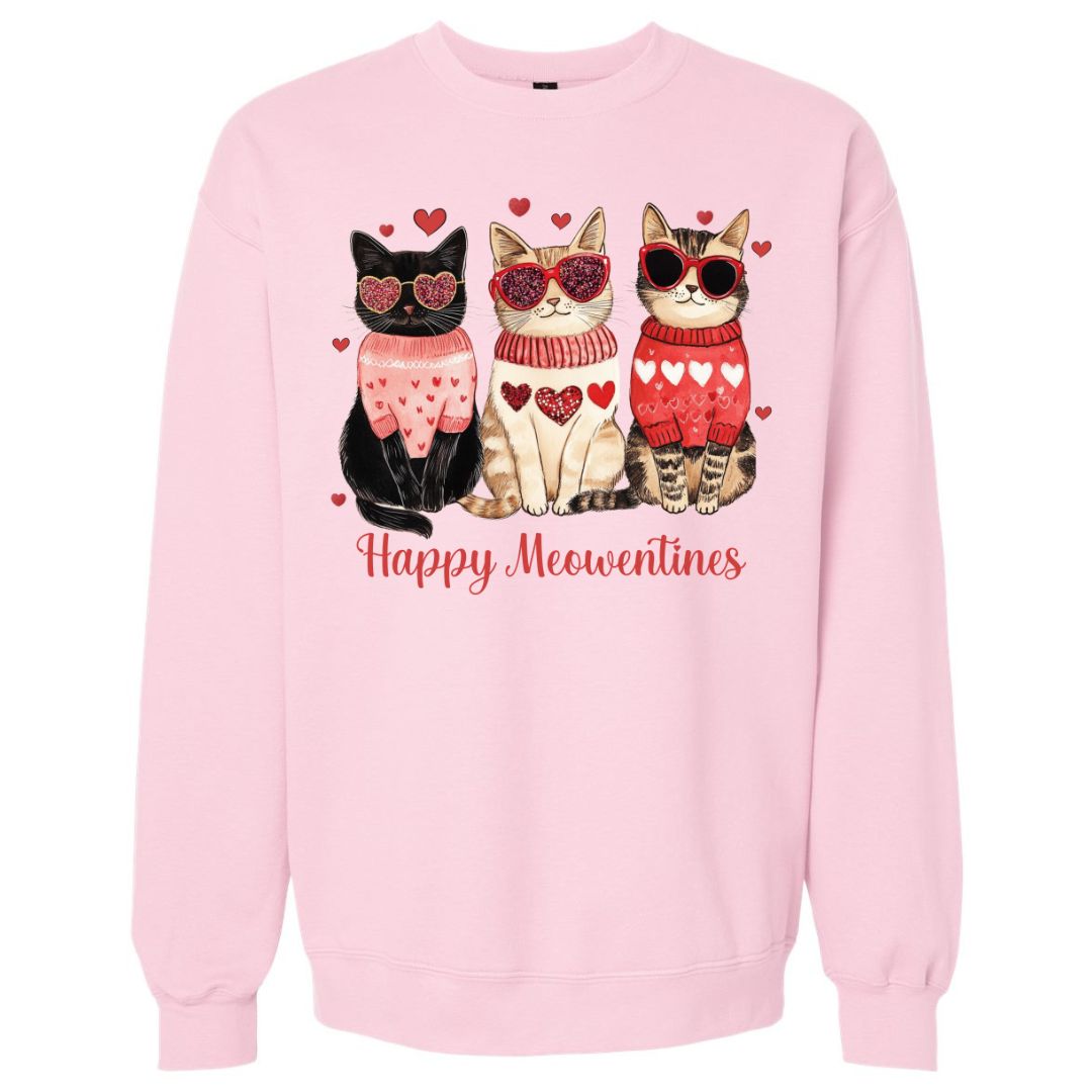 Happy Meowentines Sweatshirt
