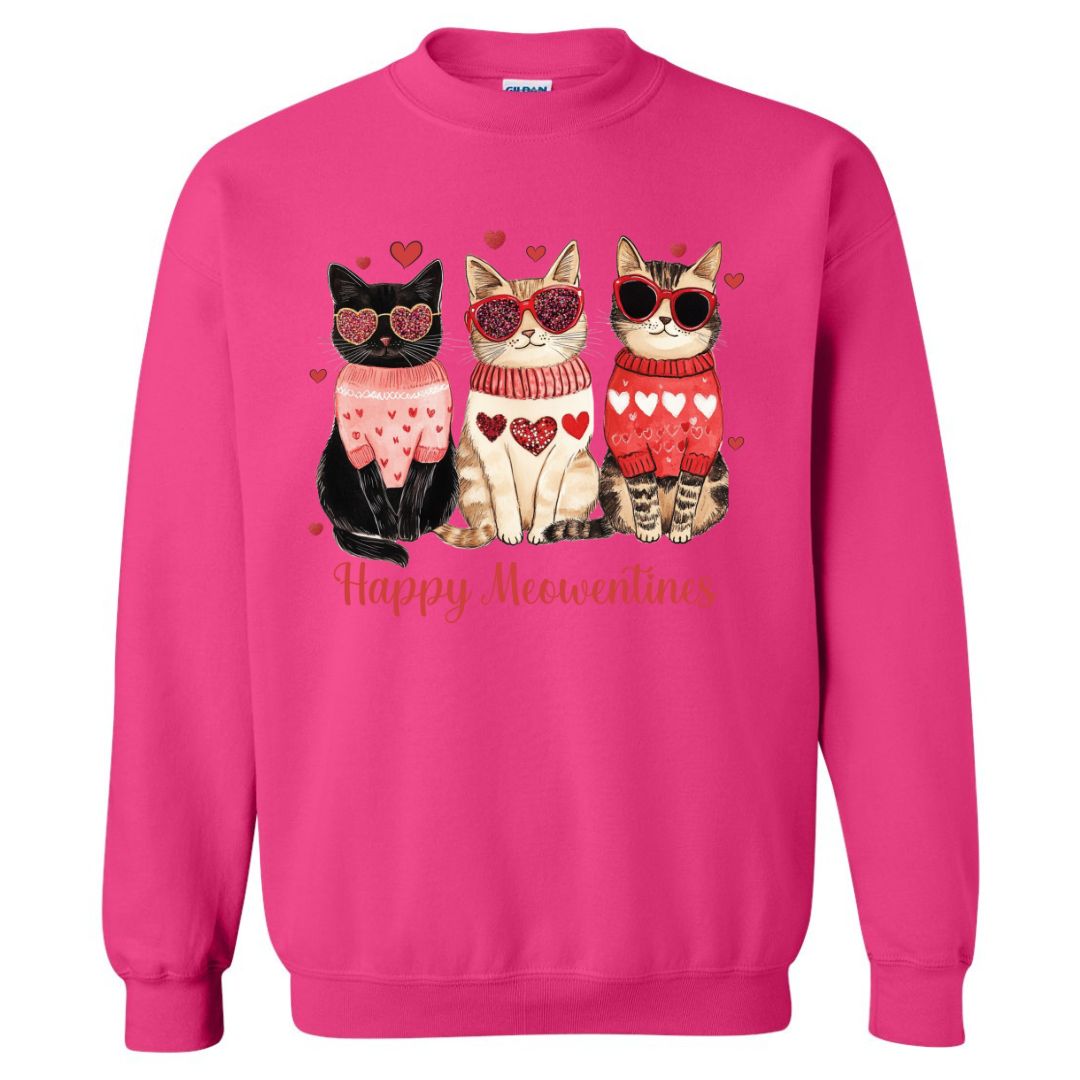 Happy Meowentines Sweatshirt