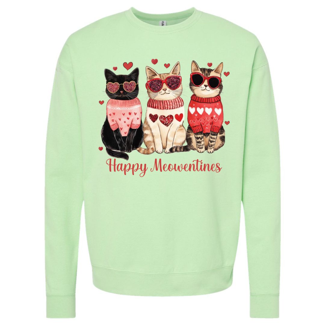 Happy Meowentines Sweatshirt