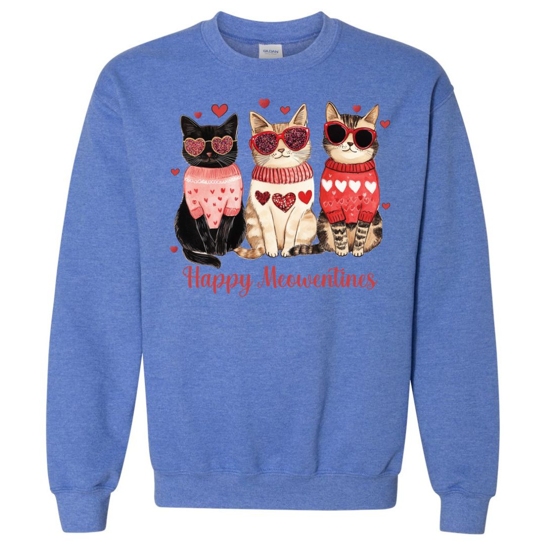 Happy Meowentines Sweatshirt