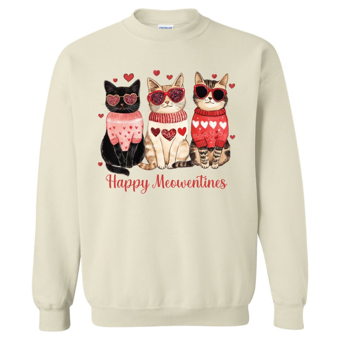 Happy Meowentines Sweatshirt