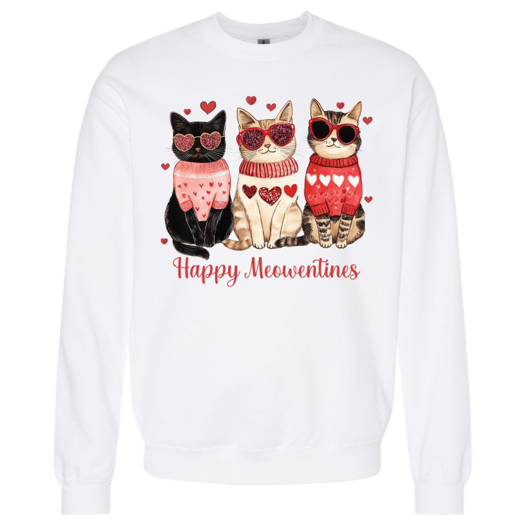 Happy Meowentines Sweatshirt