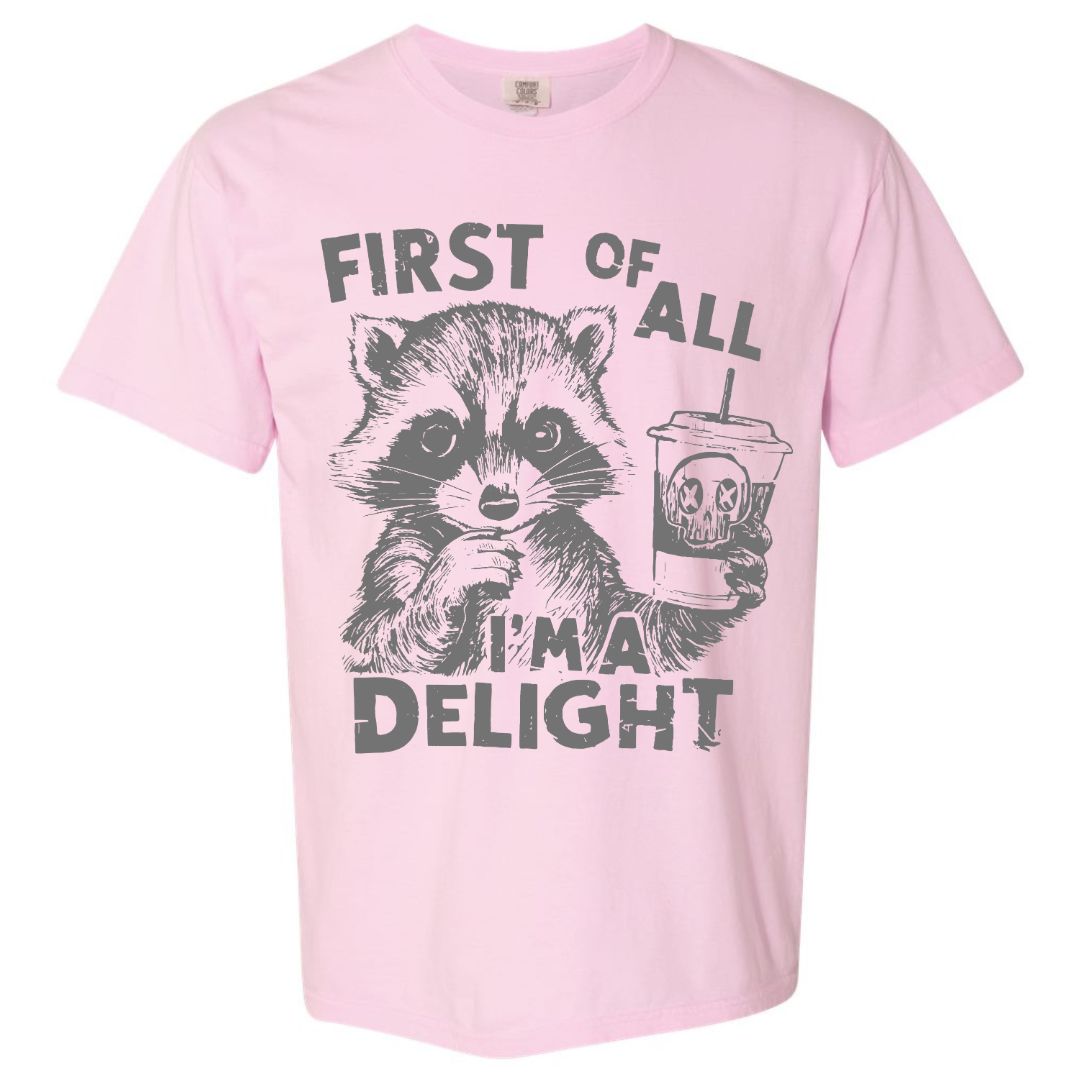 I'm A Delight Raccoon T-shirt