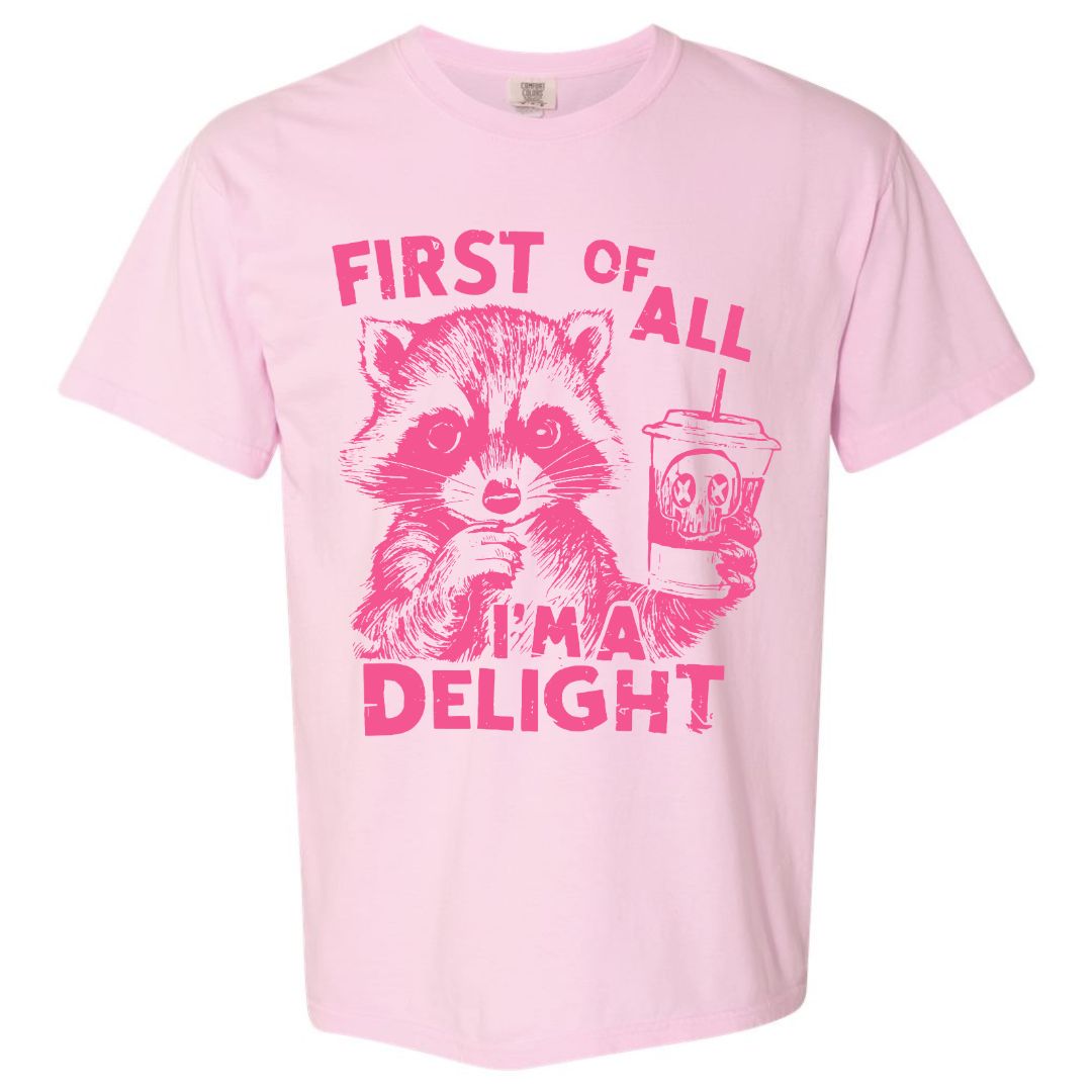 I'm A Delight Raccoon T-shirt