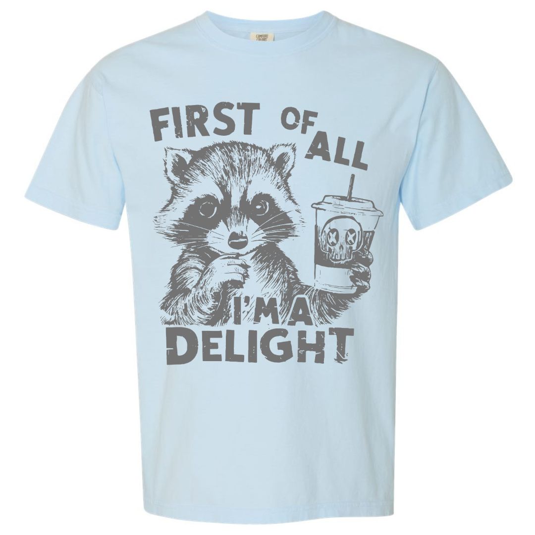 I'm A Delight Raccoon T-shirt