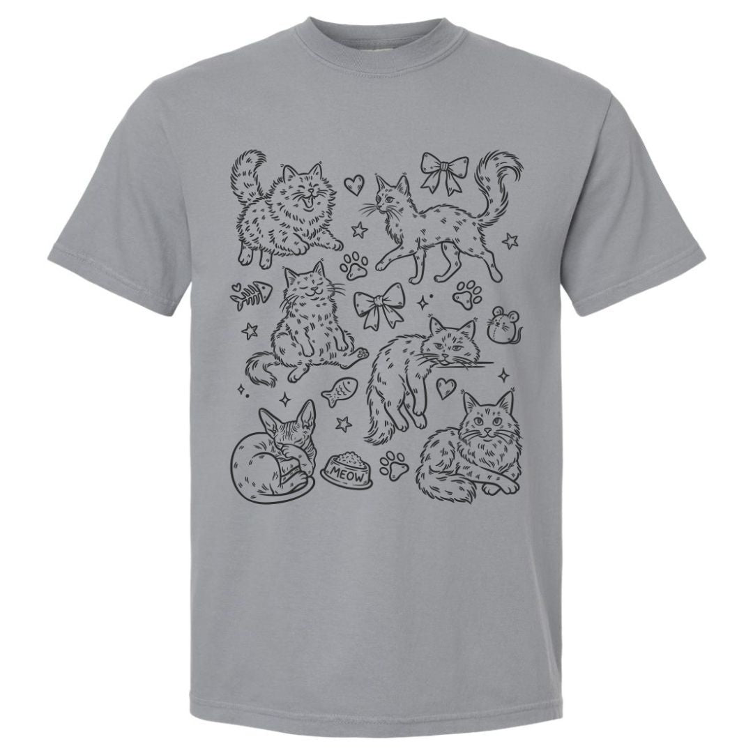 Kitty Doodles T-shirt