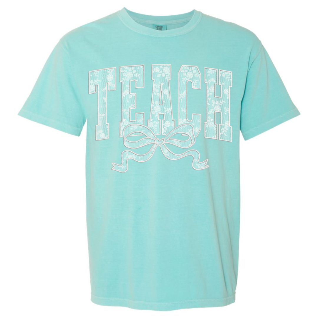 Lace Graphic TEACH T-shirt