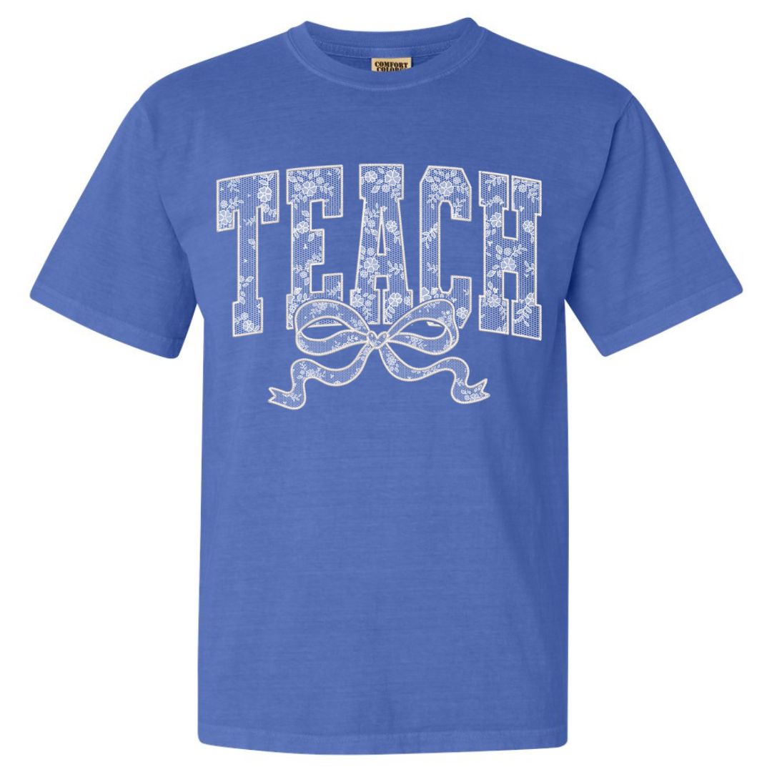 Lace Graphic TEACH T-shirt