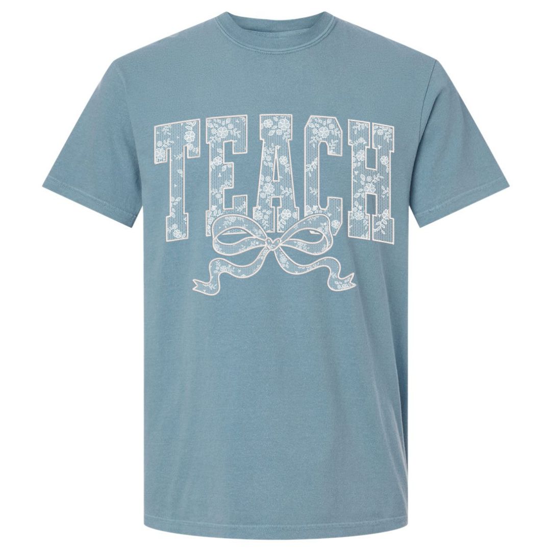 Lace Graphic TEACH T-shirt