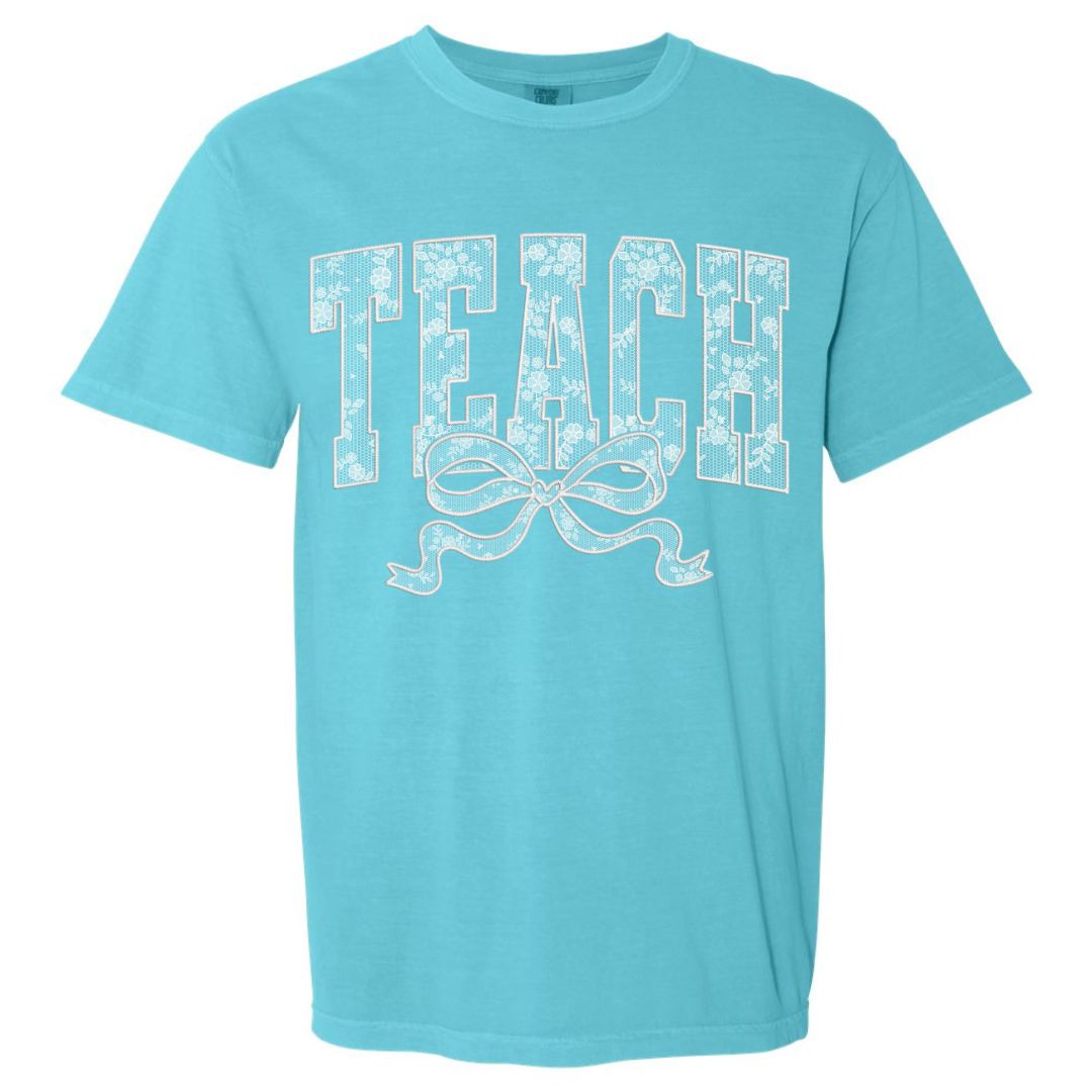 Lace Graphic TEACH T-shirt